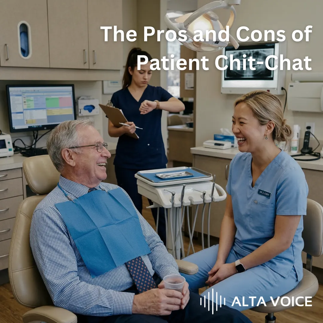 The Pros and Cons of Patient Chit-Chat